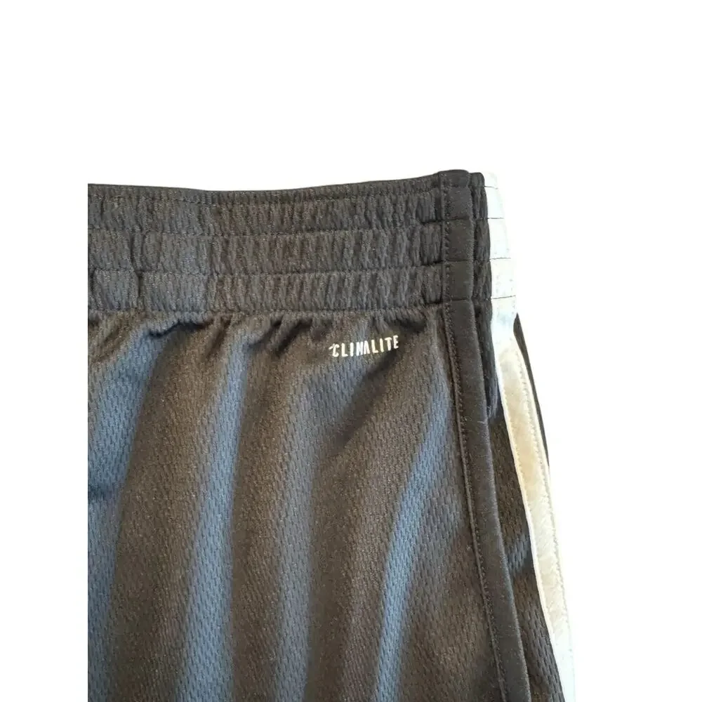 Adidas Women Size Small Shorts Training Athletic 3-Striped Black Workout Running